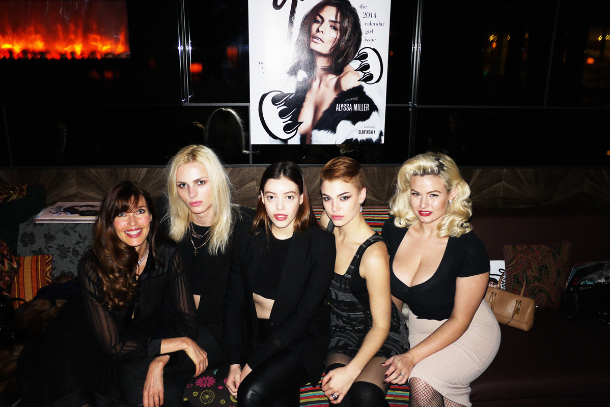 Carol Alt, Andrej Pejic, Britt Linn & Gia Genevieve