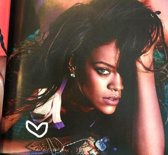 Rihanna Poses Nude For Lui Nipple Ring ALERT Galore