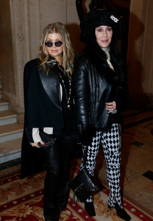 Pop Divas Cher and Janet Jackson Attend Milan and Paris Fashion Week