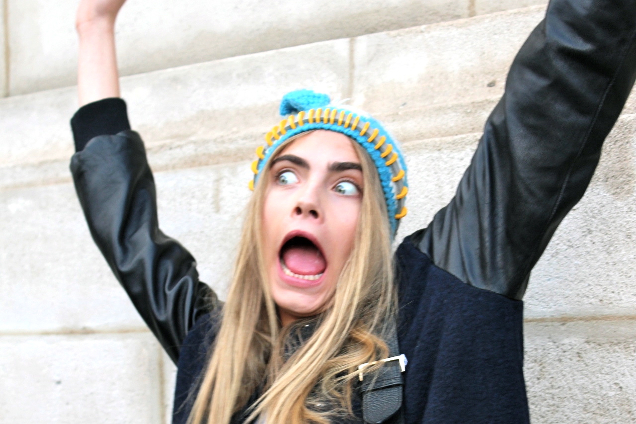 Of The Moment: Cara Delevingne's Funny Faces - Galore