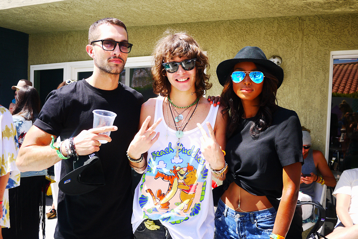 TOBIAS SORENSEN, JACOB & JASMINE TOOKES AT THE GALORE X STEVE MADDEN BRUNCH