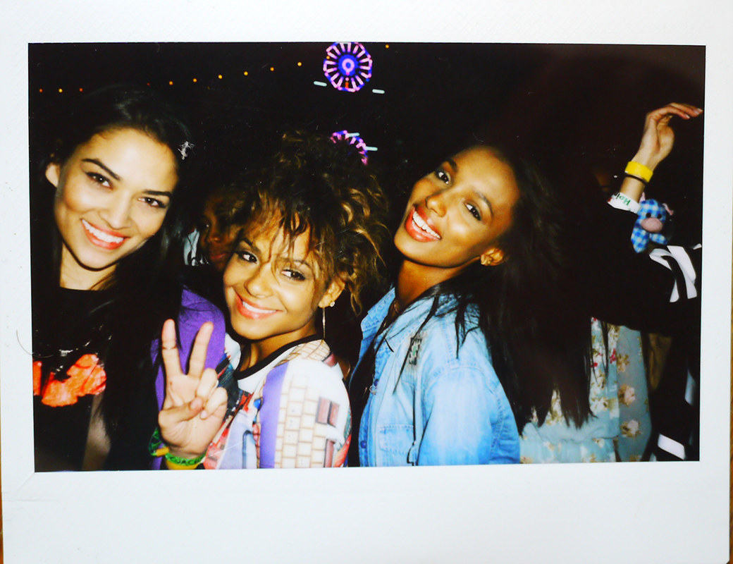 SHANINA SHAYK, CHRISTINA MILIAN & JASMINE TOOKES AT THE NEON CARNIVAL