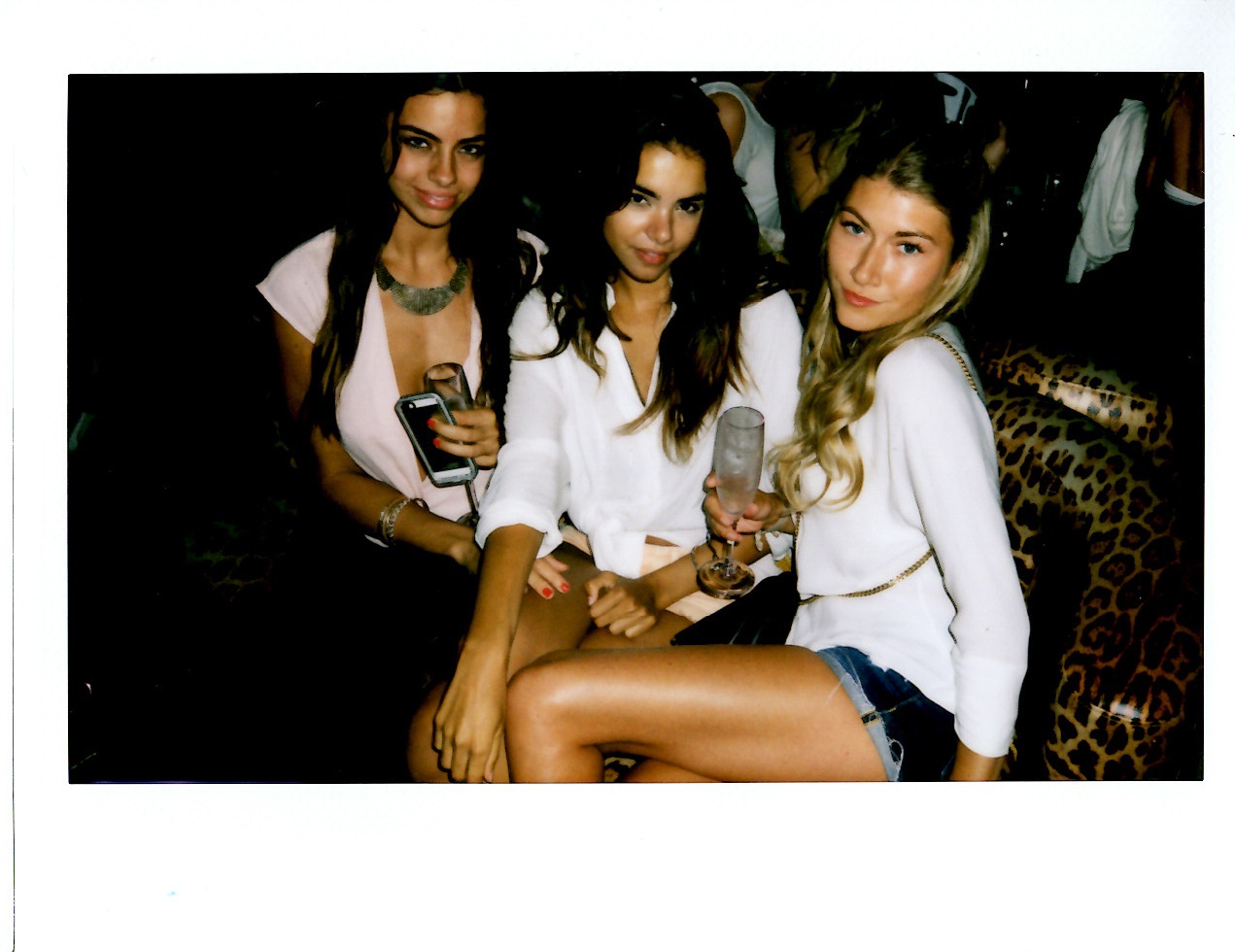 Priscilla, Bo and Juliette at Cavalli club