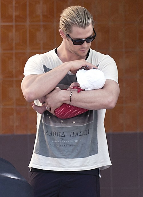Chris Hemsworth Loves His Baby Girl