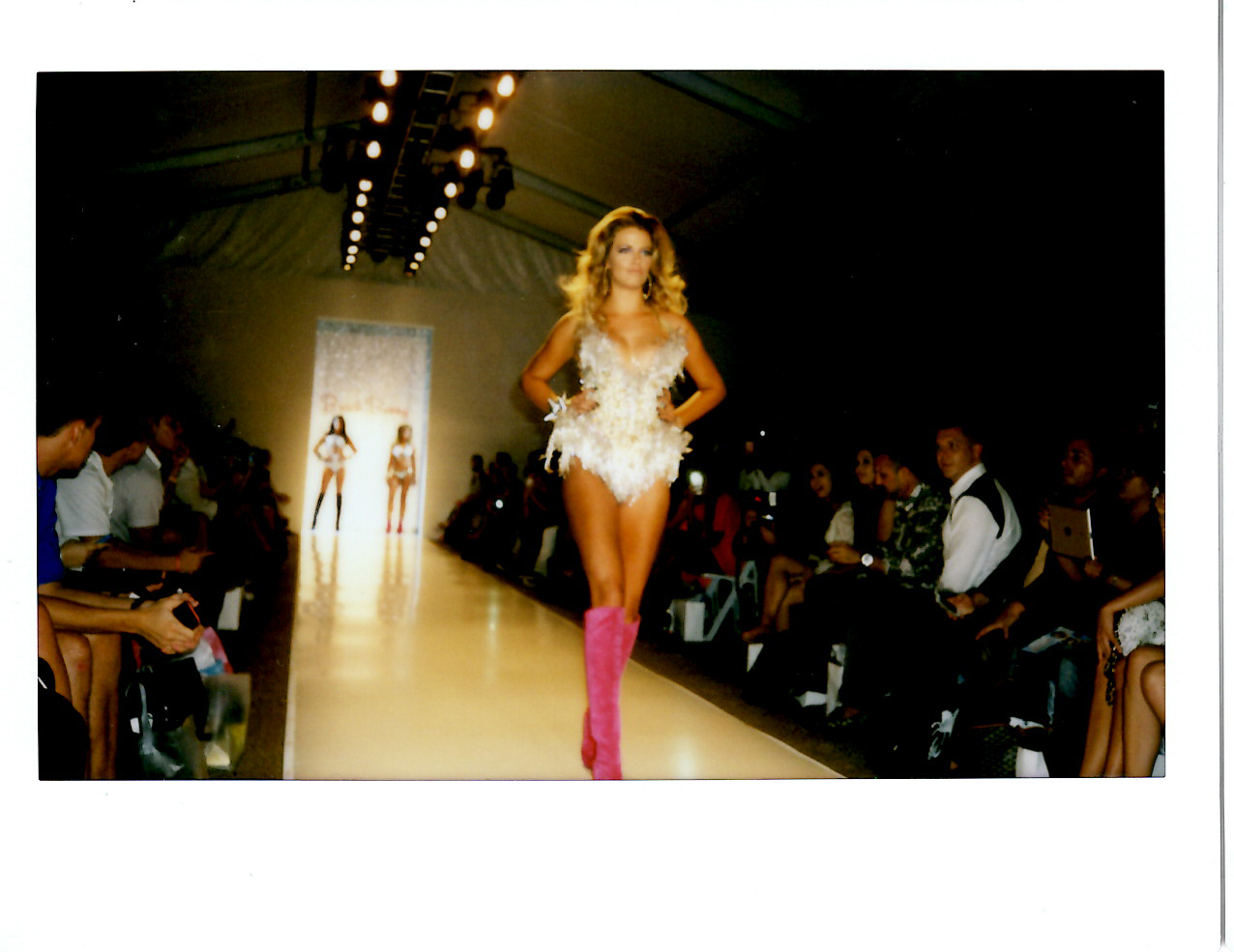 Hailey Clauson walking the Beach Bunny show