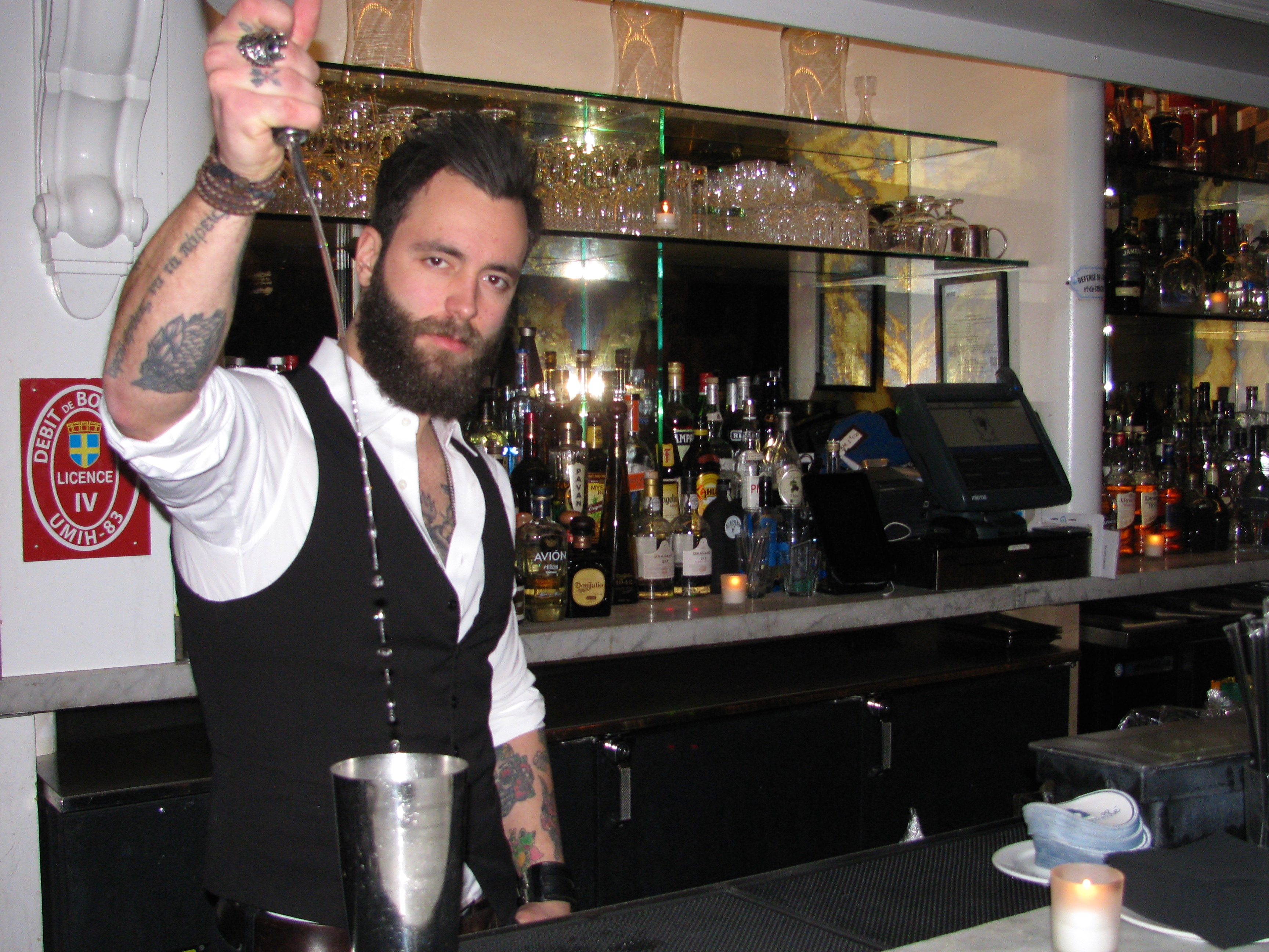 Hottest Bartenders Of NYC Jeremy Anderson Bagatelle.