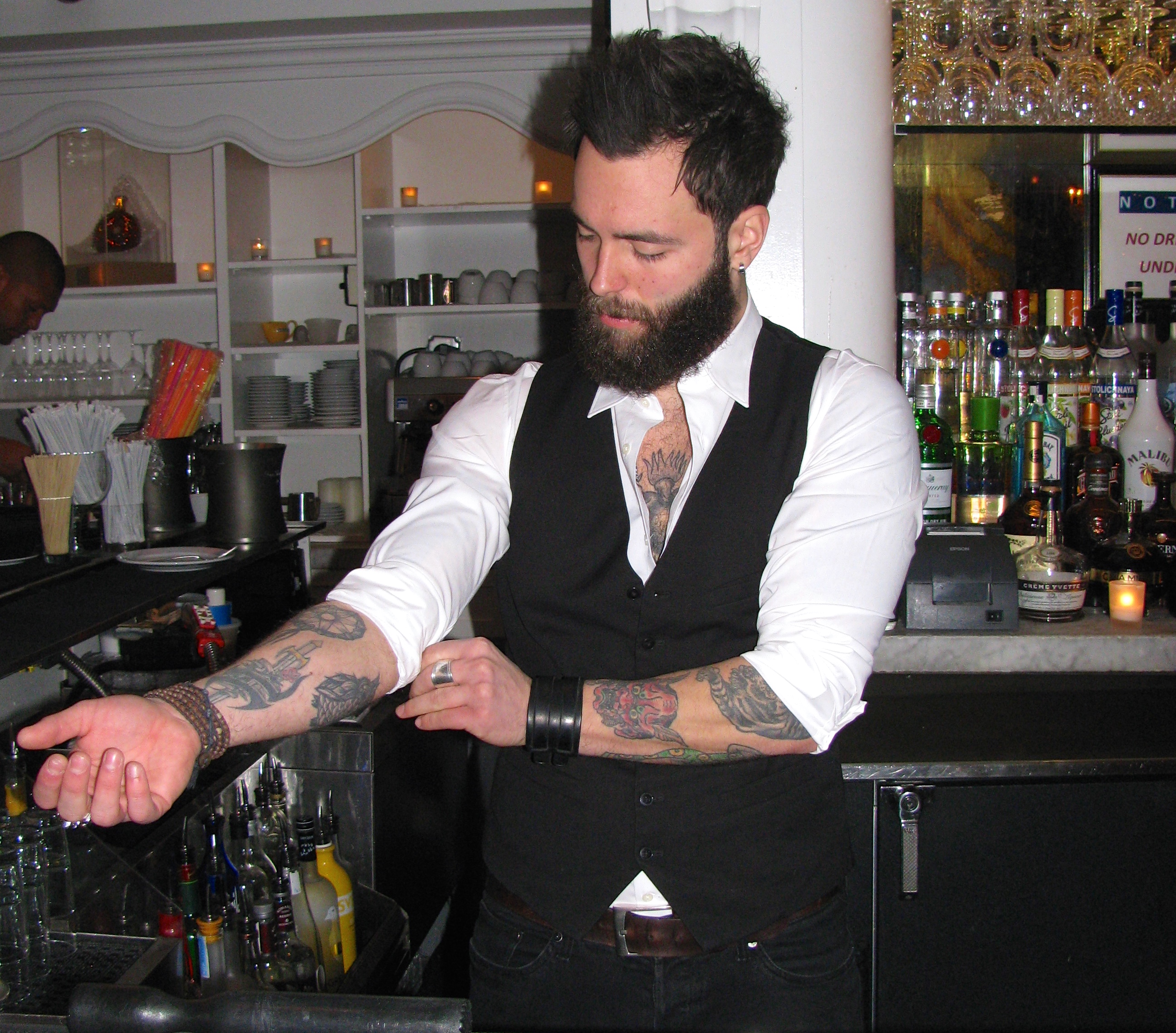 Hottest Bartenders  Of NYC Jeremy Anderson Bagatelle 