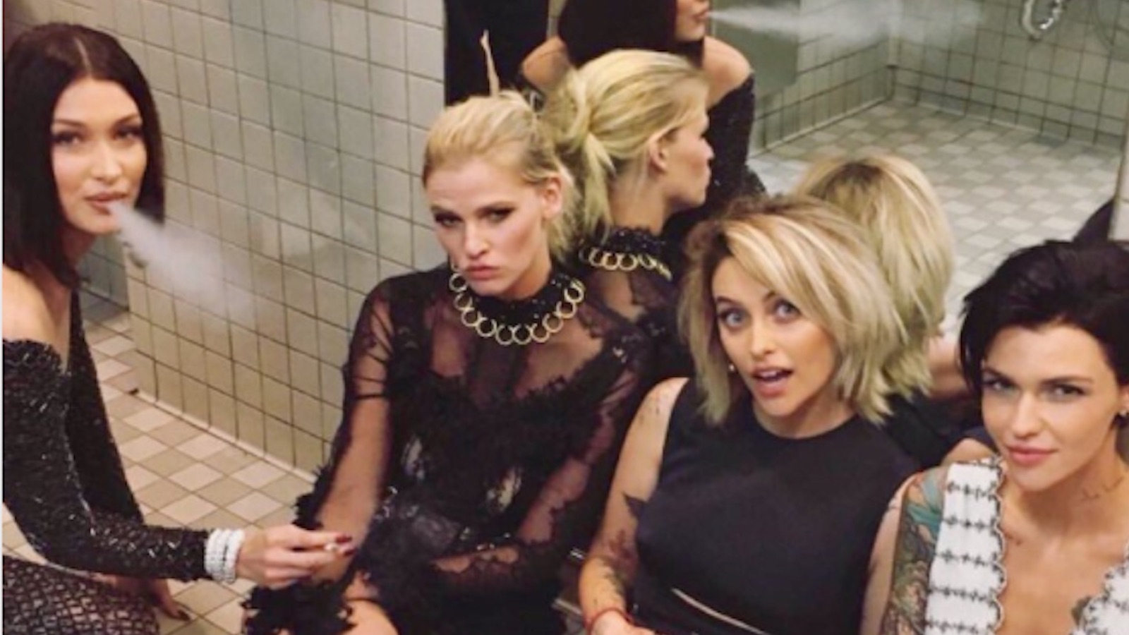 So Many Celebs Smoked Cigarettes in the Bathroom at the Met Gala