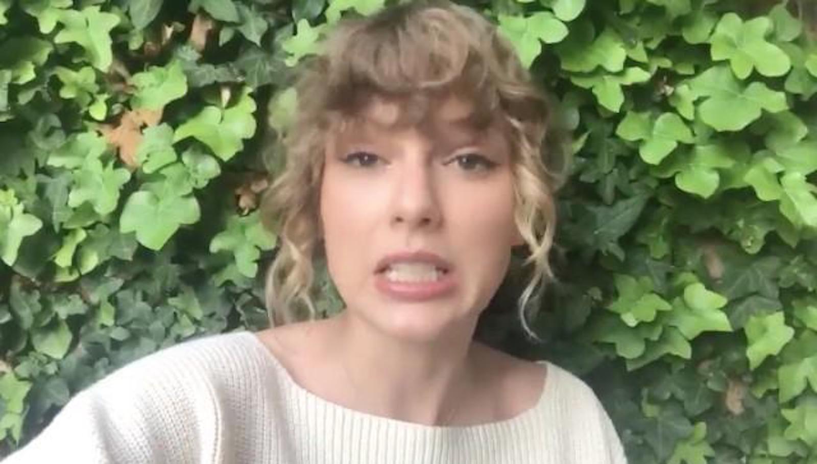 Taylor Swift is clapping back against rumors that she’s a white
nationalist darling