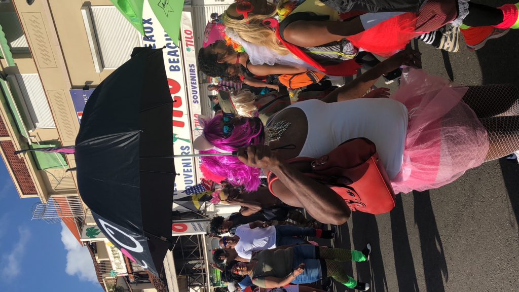 This island hosts a crossdressing parade every Carnival season Galore