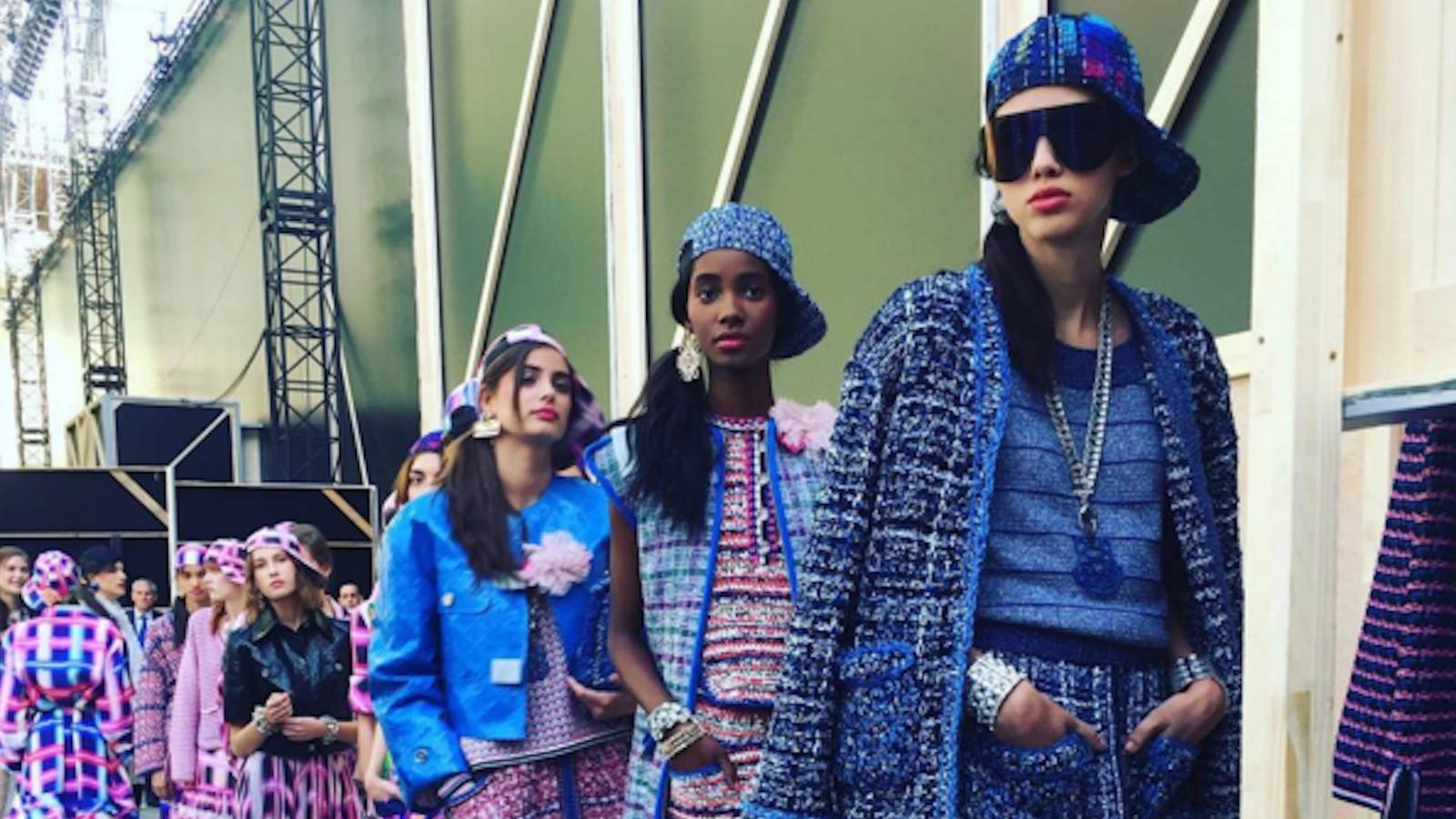 Todayâ€™s Chanel Show Was Like an 80s Acid Trip, Only With More Tweed â€¨