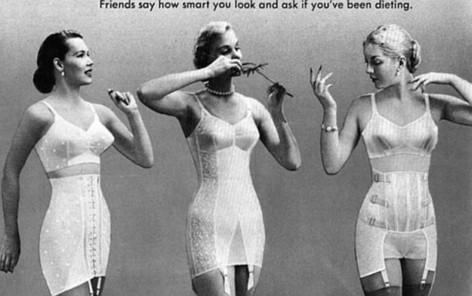 1950's women's undergarments
