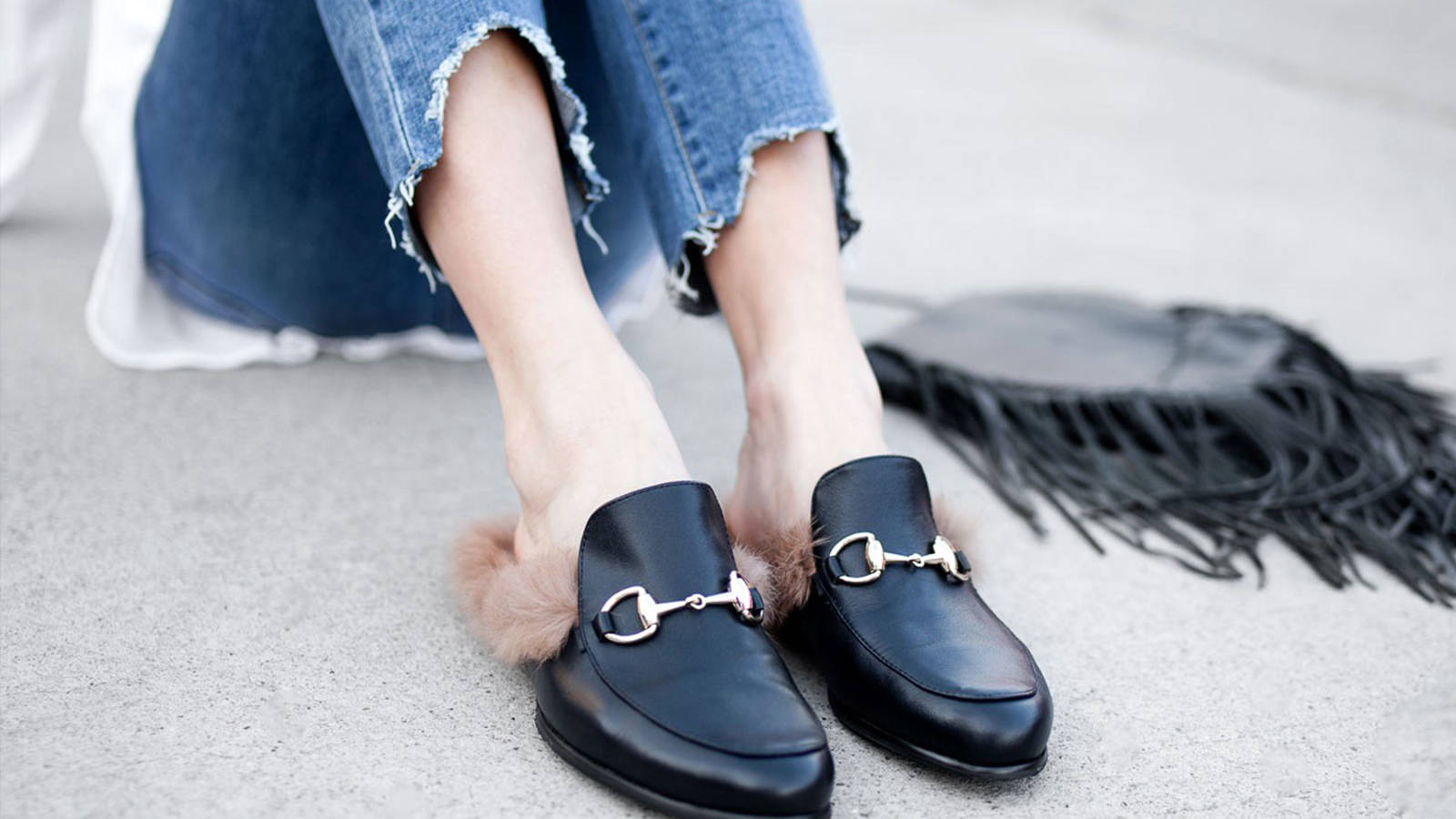 gucci loafer mules