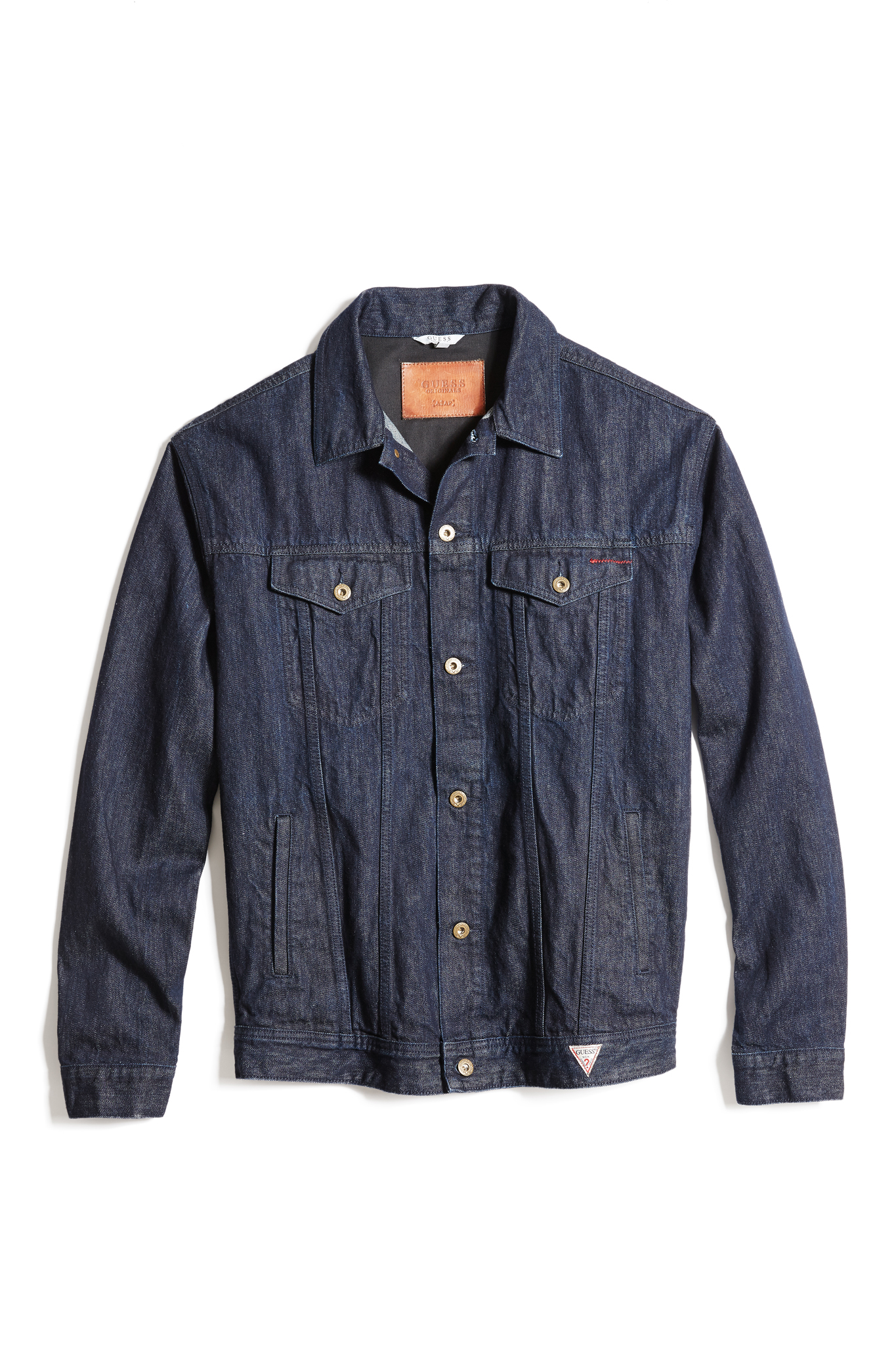 guess denim jacket asap rocky