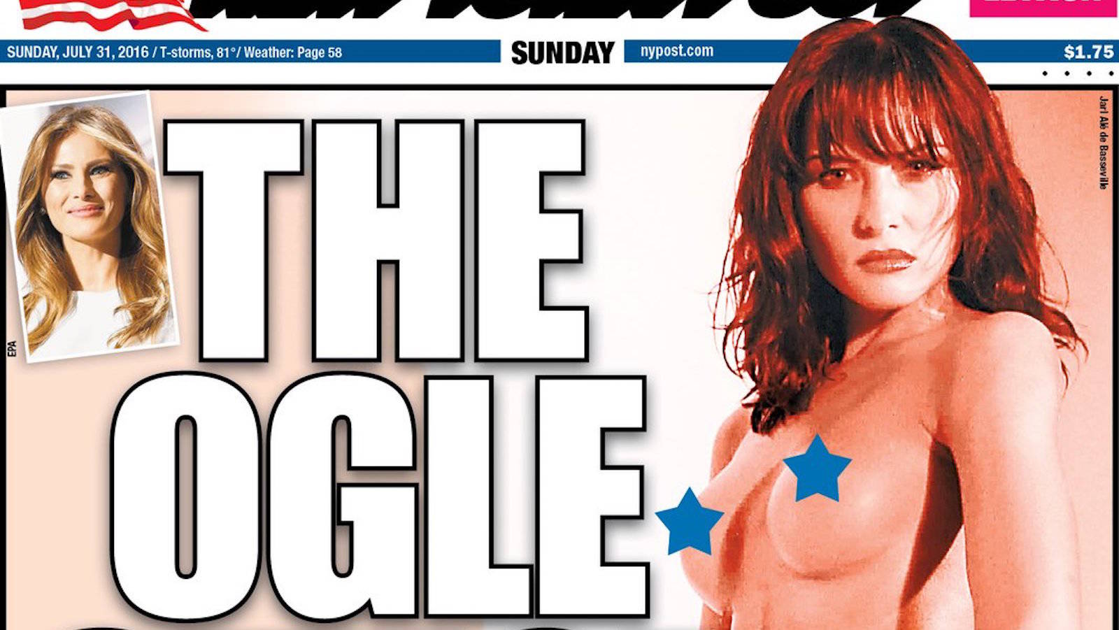 The NY Post Just Re-Published Nude Photos of Melania Trump From 1995 -  Galore
