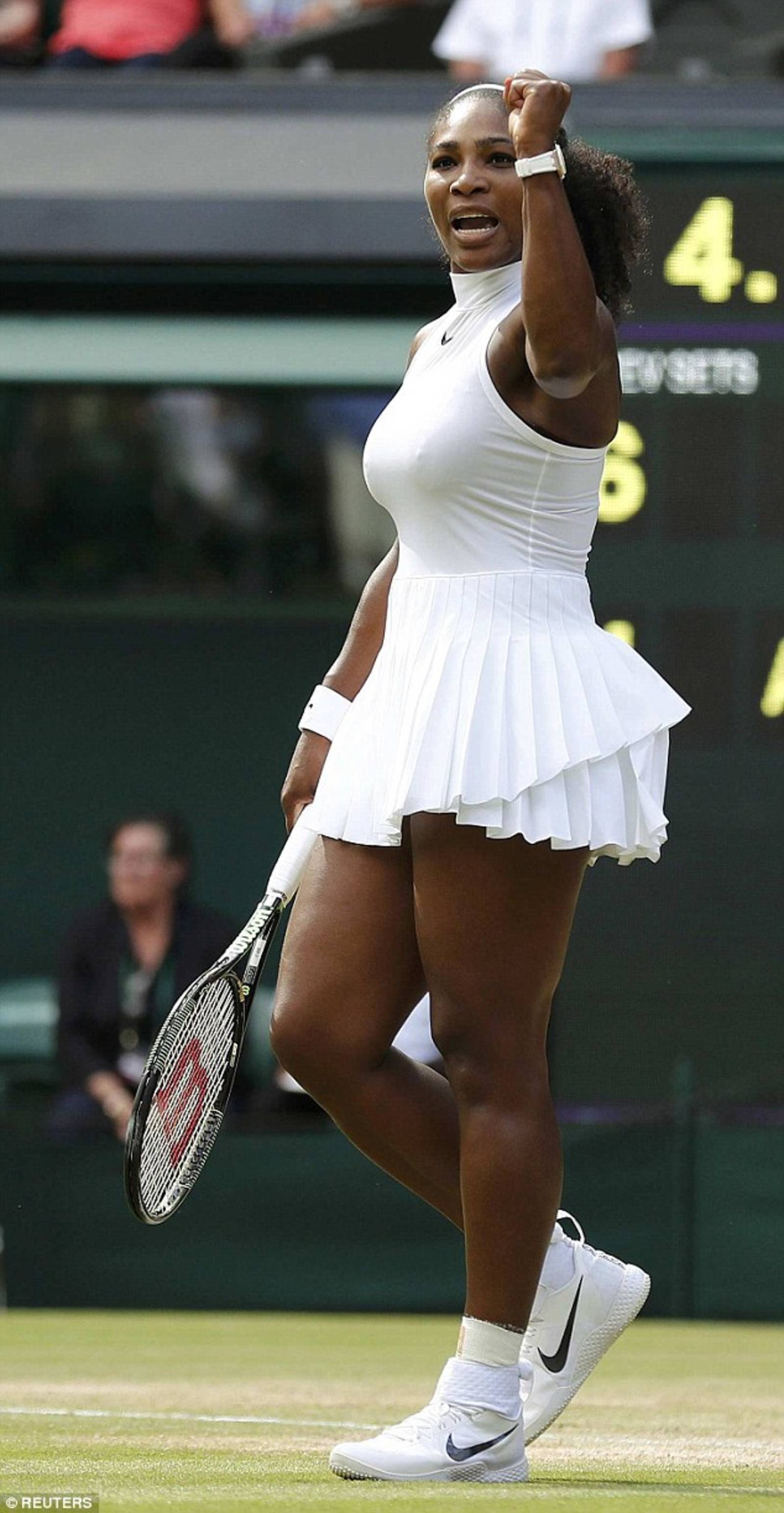 Serena Williams just made her way to the Wimbledon finals